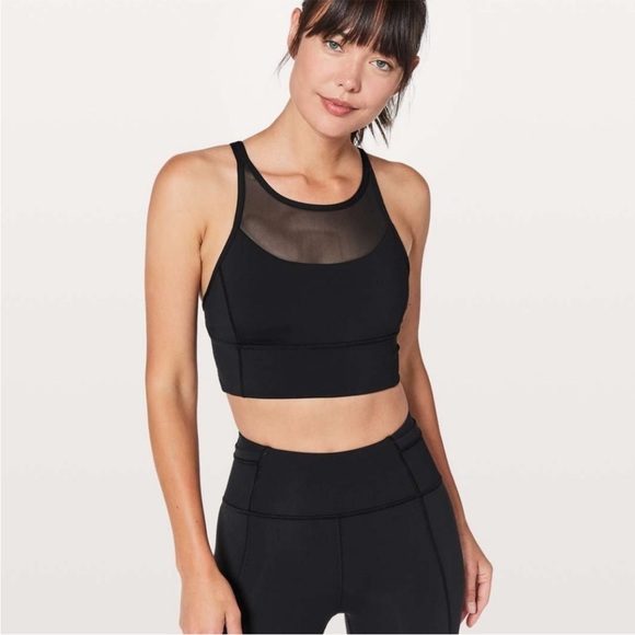 lululemon athletica Other - Lululemon Clip in long line bra size 6